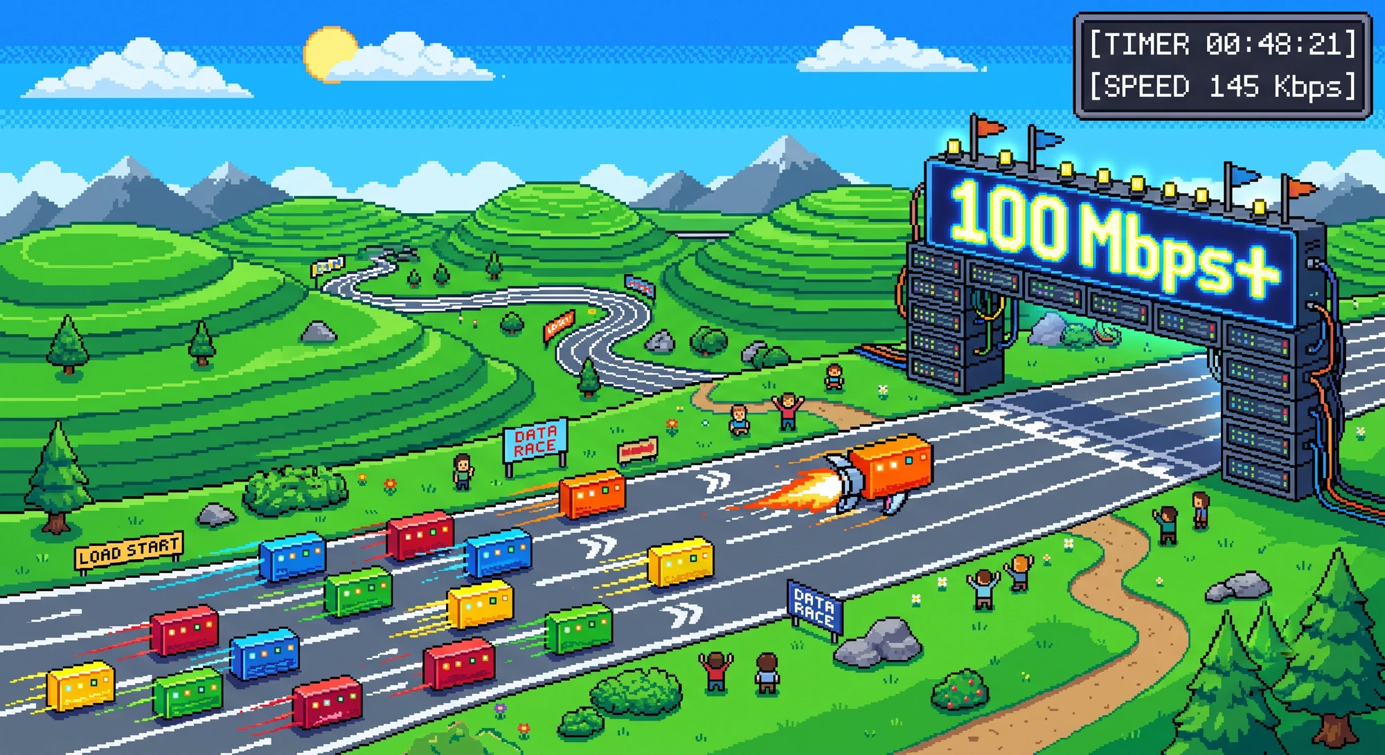 NEWSHOSTING CLIENT pixel art